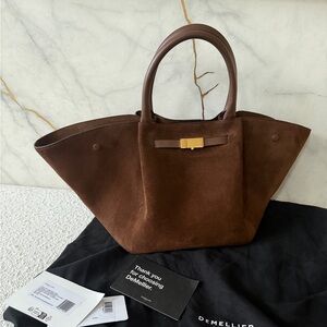 DeMellier the midi New York Suede Handbag